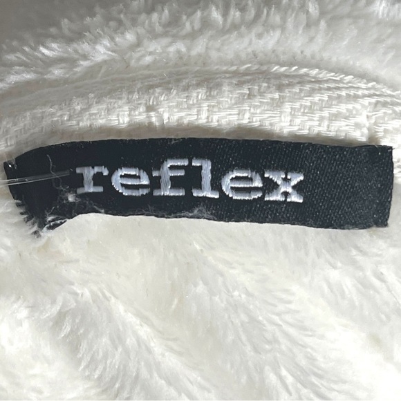 REFLEX Women’s Soft Plush Cream Quarter Zip Hoodie Size Large - Picture 11 of 13